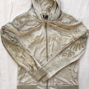 BCBG velour jacket